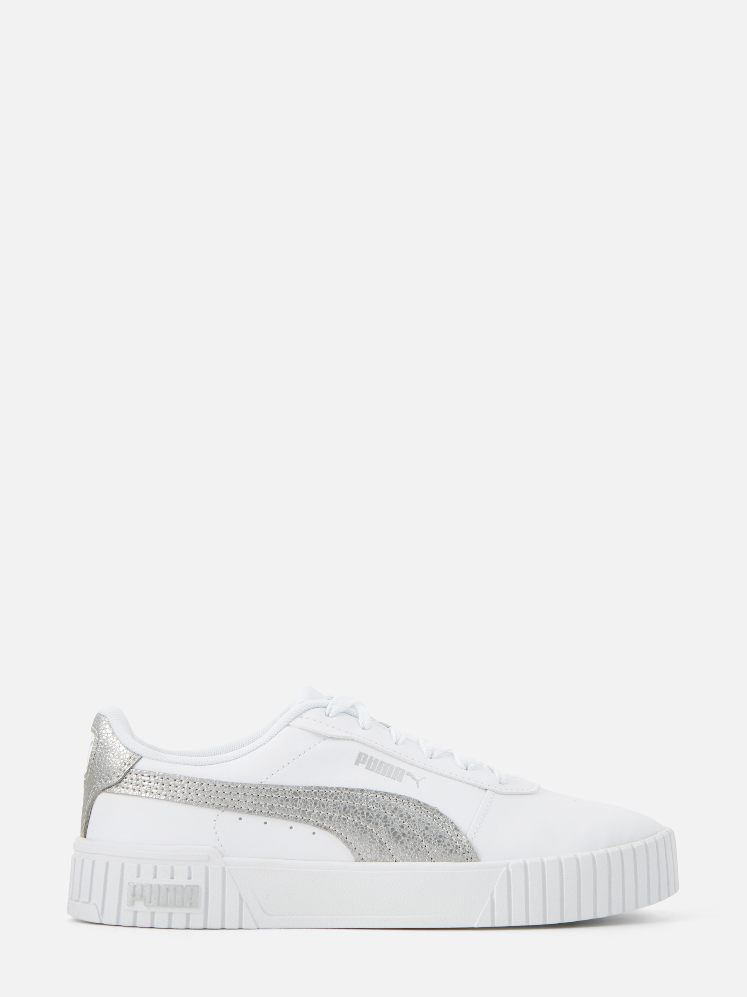 

Кеды женские PUMA Carina 2.0 Distressed 38762202 белые 6 UK, Белый, Carina 2.0 Distressed