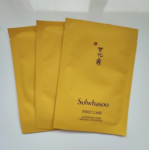 фото Sulwhasoo маска тканевая на основе сыворотки first care activating mask masque activateur