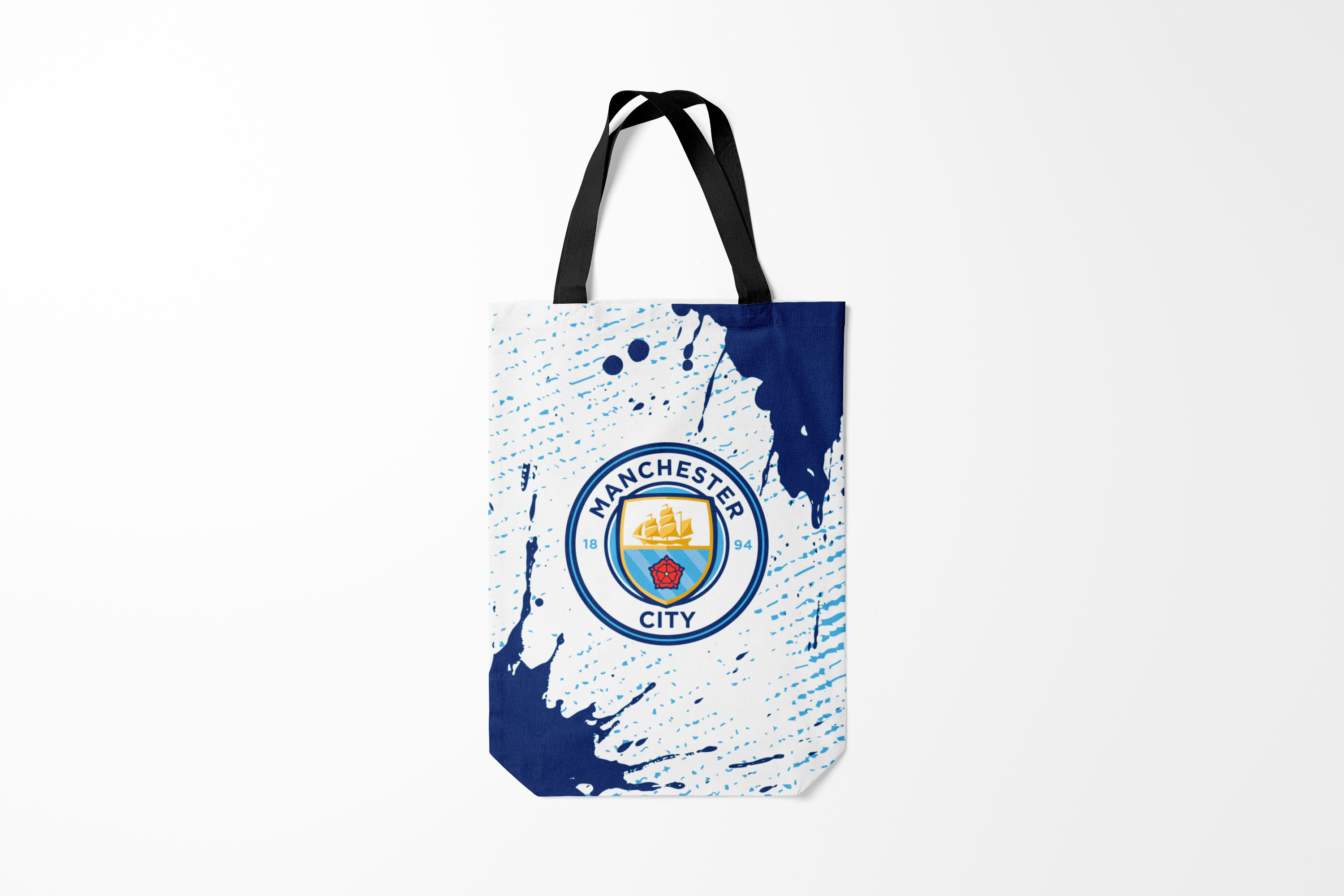 

Сумка шoппер унисекс Burnettie Manchester City Манчестер Сити, белый, Manchester City Манчестер Сити
