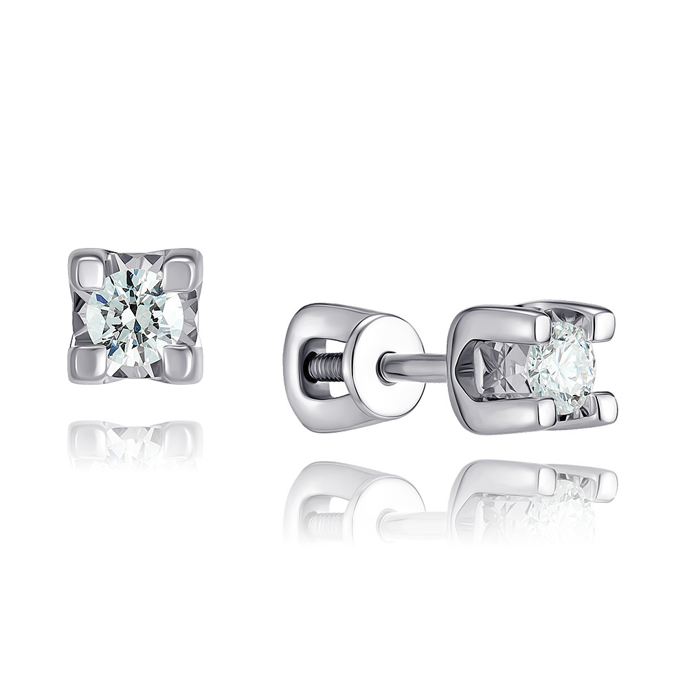 

Серьги из золота ADAMAS 21039614/01-А51Д-41, бриллиант, 21039614/01-А51Д-41