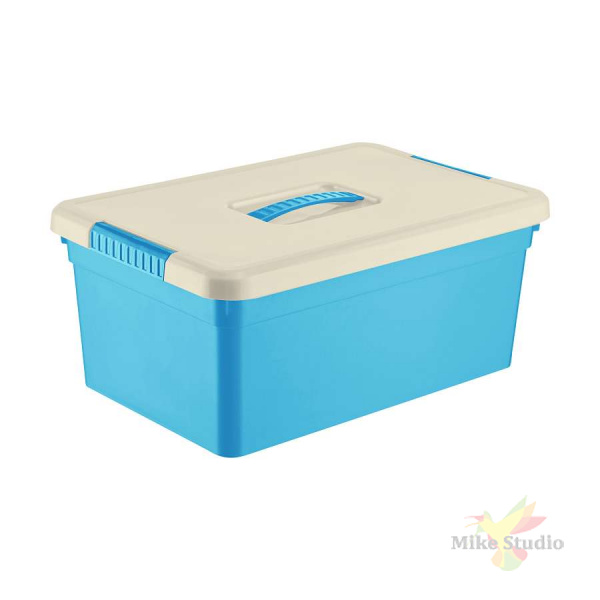 

Ящик для хранения Kid's Box с ручкой 10л голубой