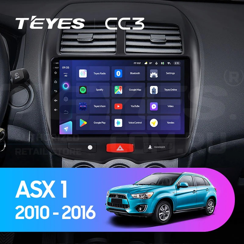 

Штатная магнитола Teyes CC3 4/32 Mitsubishi ASX 1 (2010-2016) Тип-A, CC3