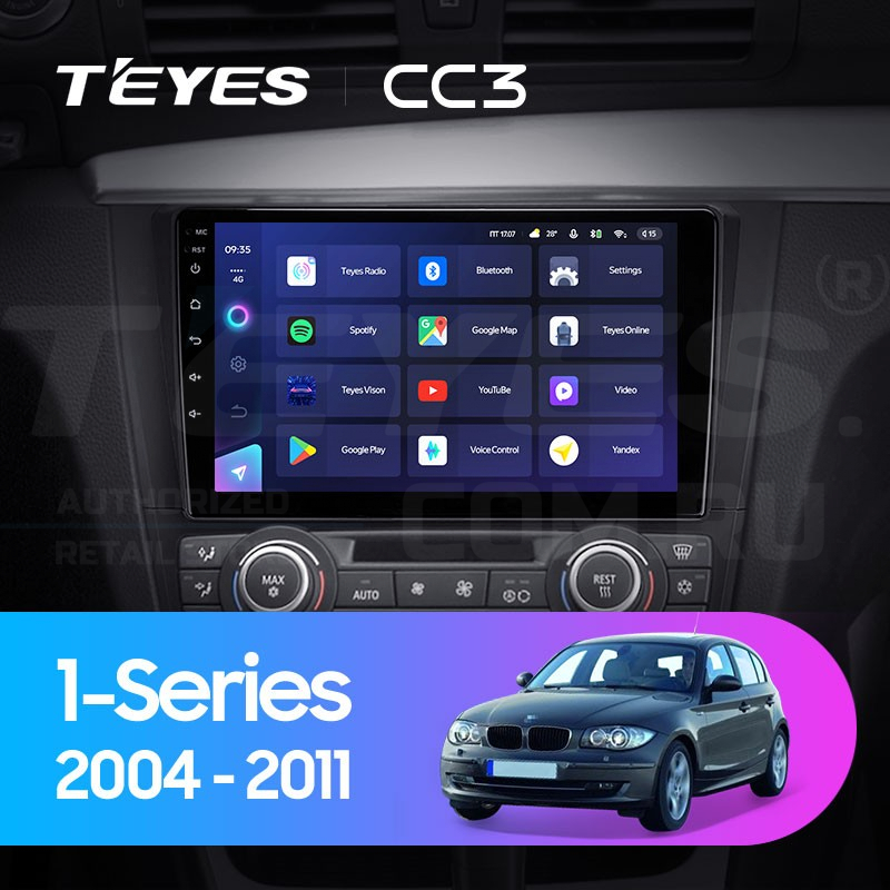 

Штатная магнитола Teyes CC3 4/32 BMW 1 серия E88 E82 E81 E87 (2004-2011) F2, CC3
