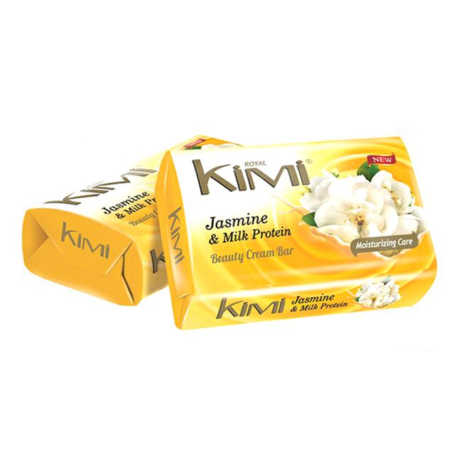 фото Туалетное мыло твердое royal kimi jasmine milk & protein для тела 85 г