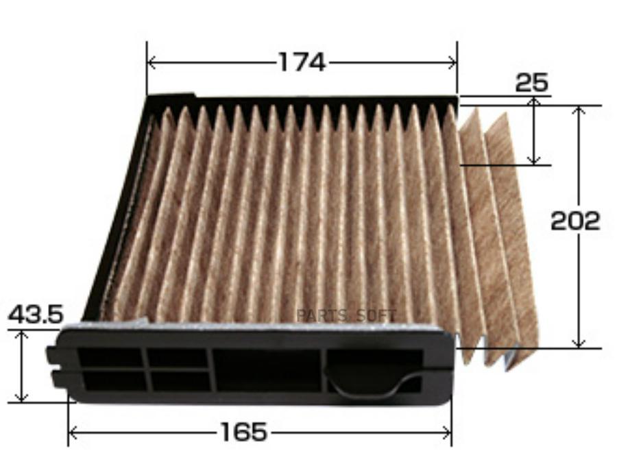 

VIC Фильтр салона VIC AC208EX X-Power (угольный) Note,Tilda 04- 1шт