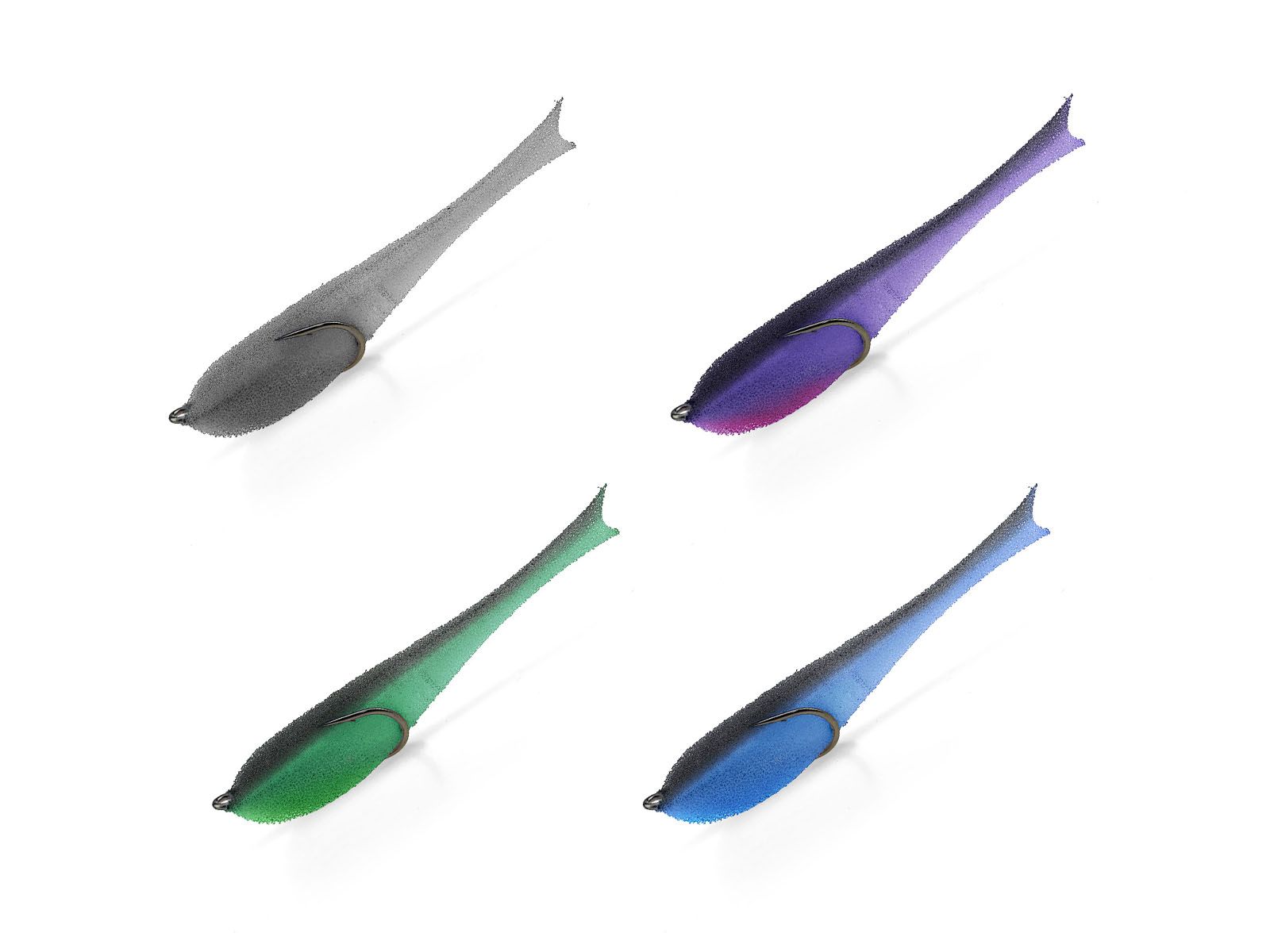 

Рыбки поролоновые APS 110мм # SET-2 (4шт), Серый;фиолетовый;зеленый;синий;черный, Рыбки поролоновые