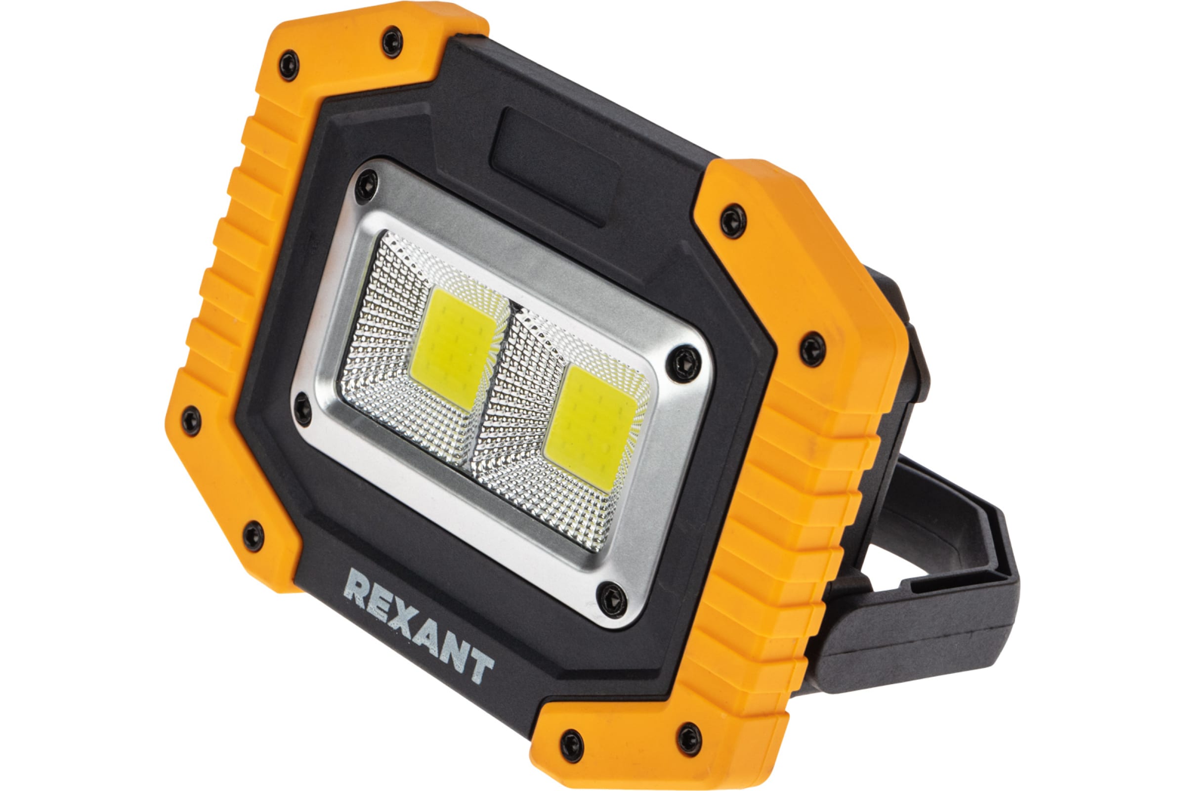 фото Rexant прожектор аккумуляторный светодиодный 20 вт противоударный с power bank 18650x2 75-
