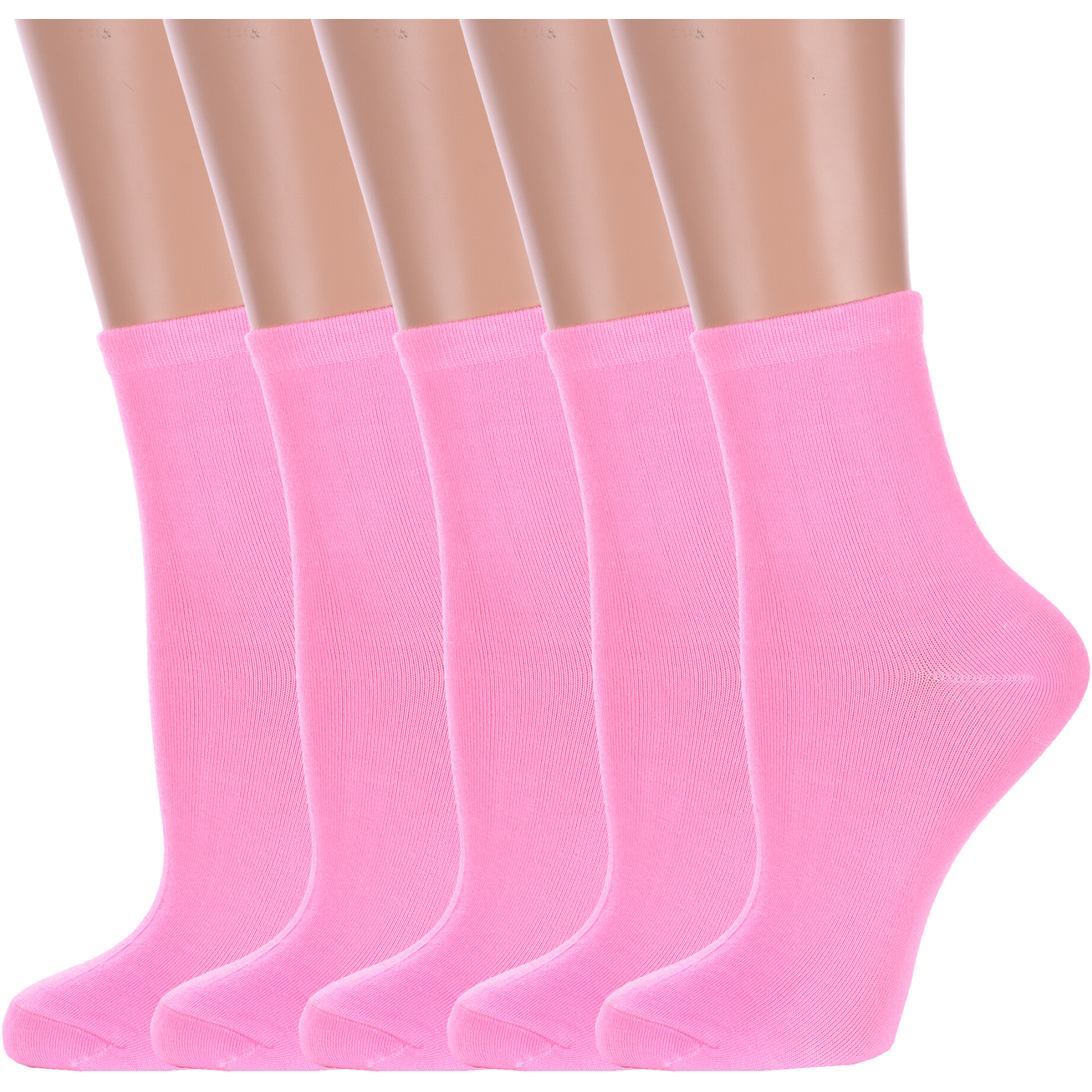 Комплект носков женских Hobby Line 5-Нжх339-04 розовых 36-40, 5 пар