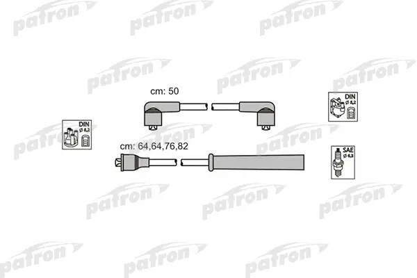 

Комплект проводов зажигания FU6 FORD: TRANSIT 85-92, TRANSIT 91-94, SCORPIO 85-88, GRANADA