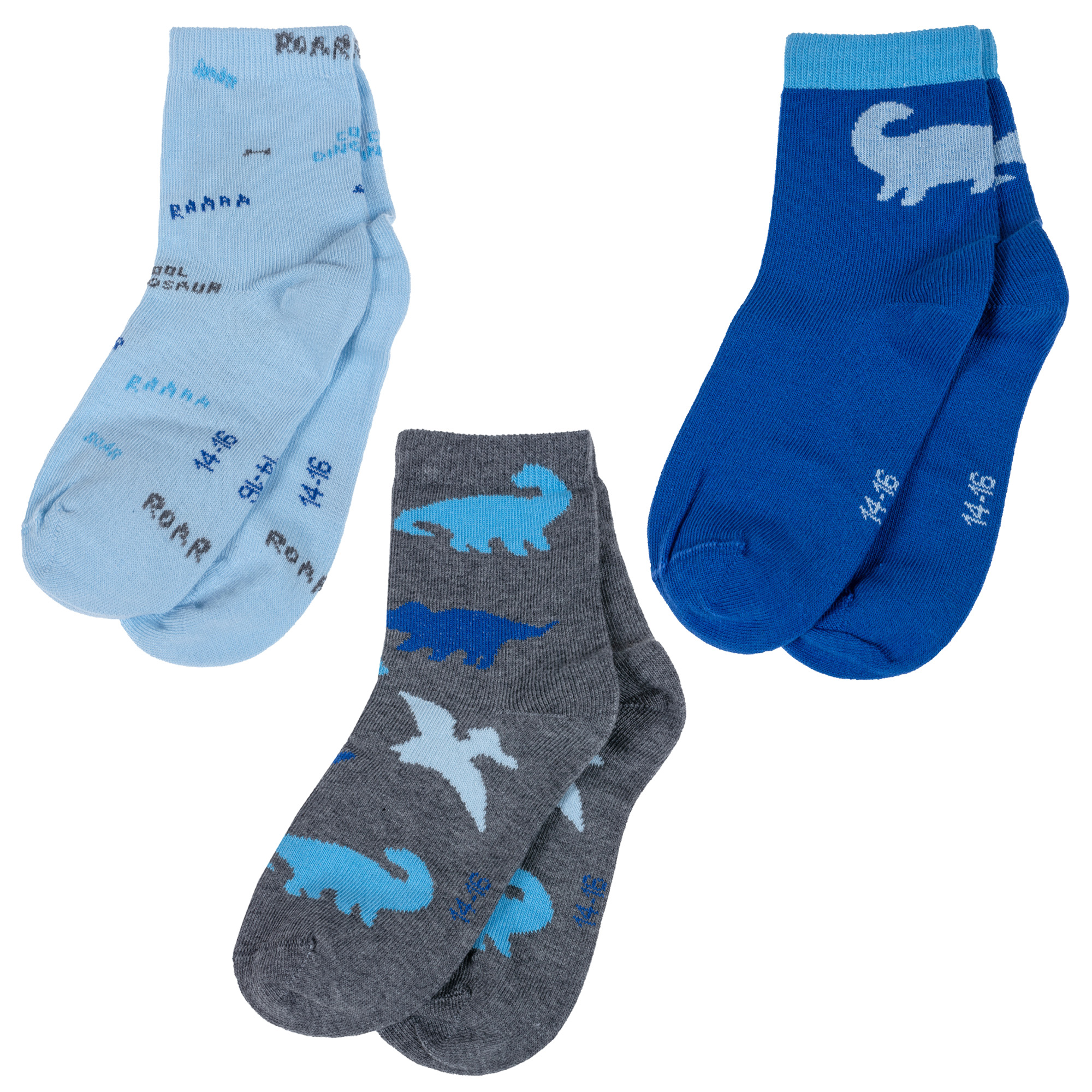 

Носки детские Rusocks Д3-130149М, микс, 14-16, Голубой;синий;серый, Д3-130149М