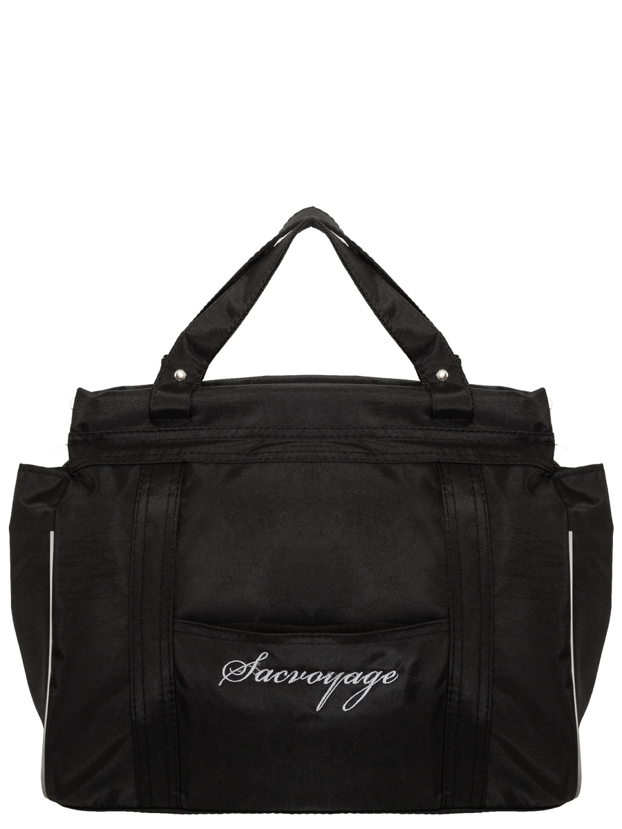 фото Дорожная сумка женская bag berry 141728 черная, 36х30х19 см