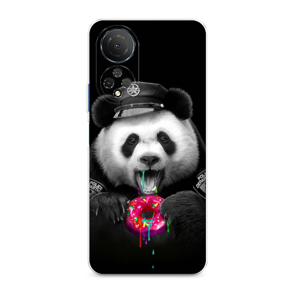 

Чехол Awog на Honor X7 2022 "Панда police", Разноцветный, 6108850-2