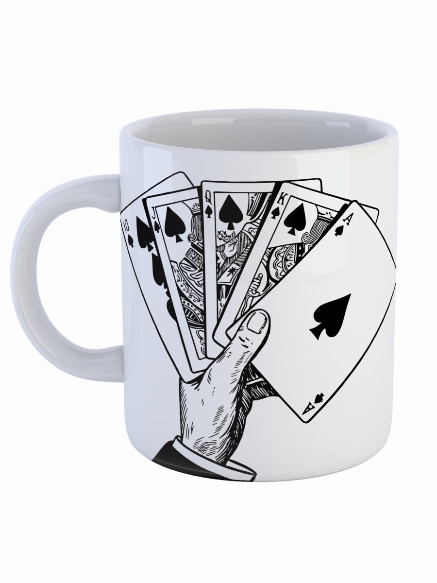 фото Кружка сувенирshop игры "покера / карты / poker" 330 мл cu-trpk1-w/s