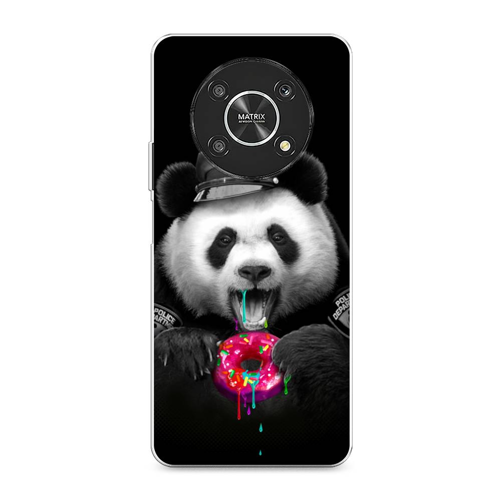 

Чехол Awog на Honor X9 4G/Magic4 Lite 4G "Панда police", Разноцветный, 6108650-2