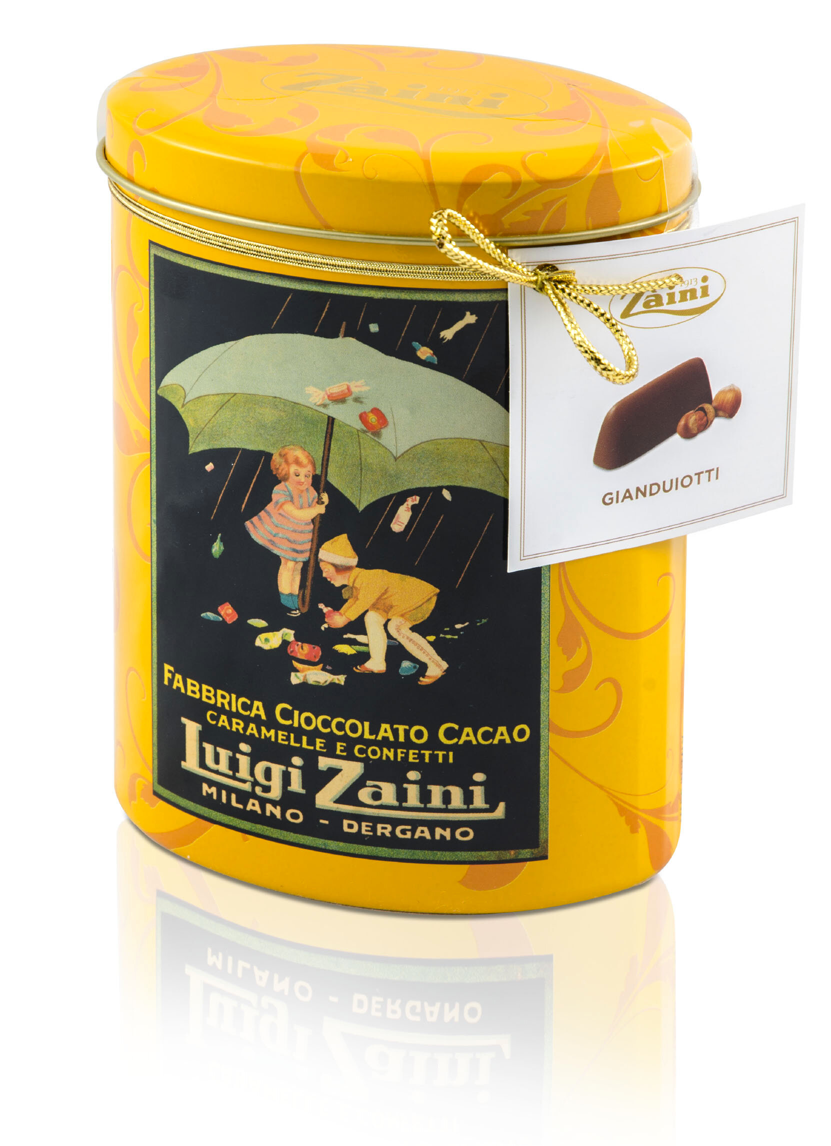 

Шоколадные конфеты Zaini «Gianduiotti» с цельным лесным орехом , 186г, 8004735092004