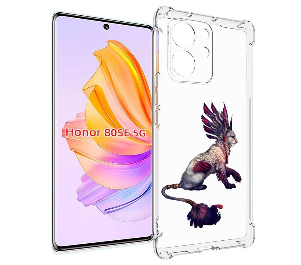 

Чехол MyPads волшебная-пума для Honor 80 SE, Прозрачный, Tocco