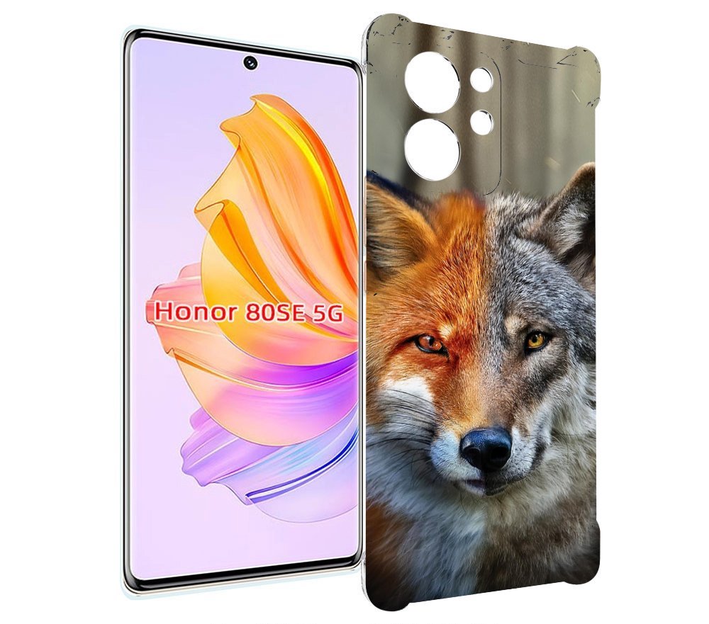 

Чехол MyPads волк-лиса для Honor 80 SE, Прозрачный, Tocco