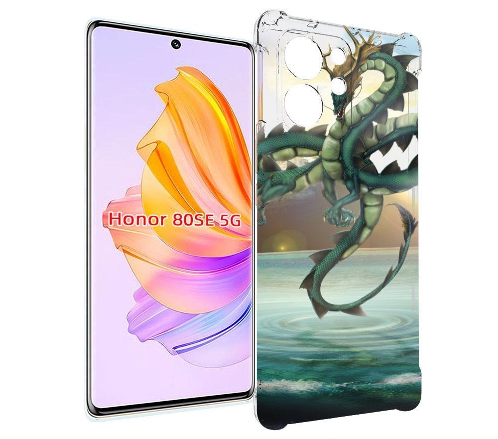 

Чехол MyPads водяной-дракон для Honor 80 SE, Прозрачный, Tocco
