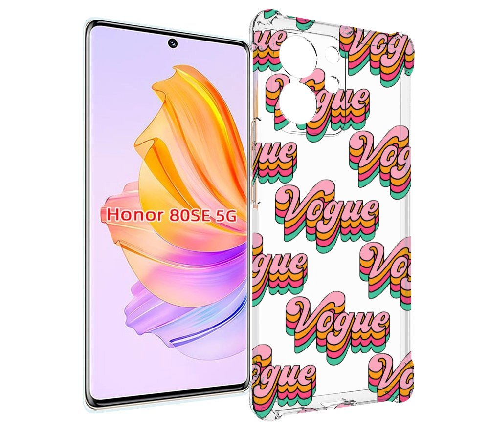 

Чехол MyPads вогуе для Honor 80 SE, Прозрачный, Tocco