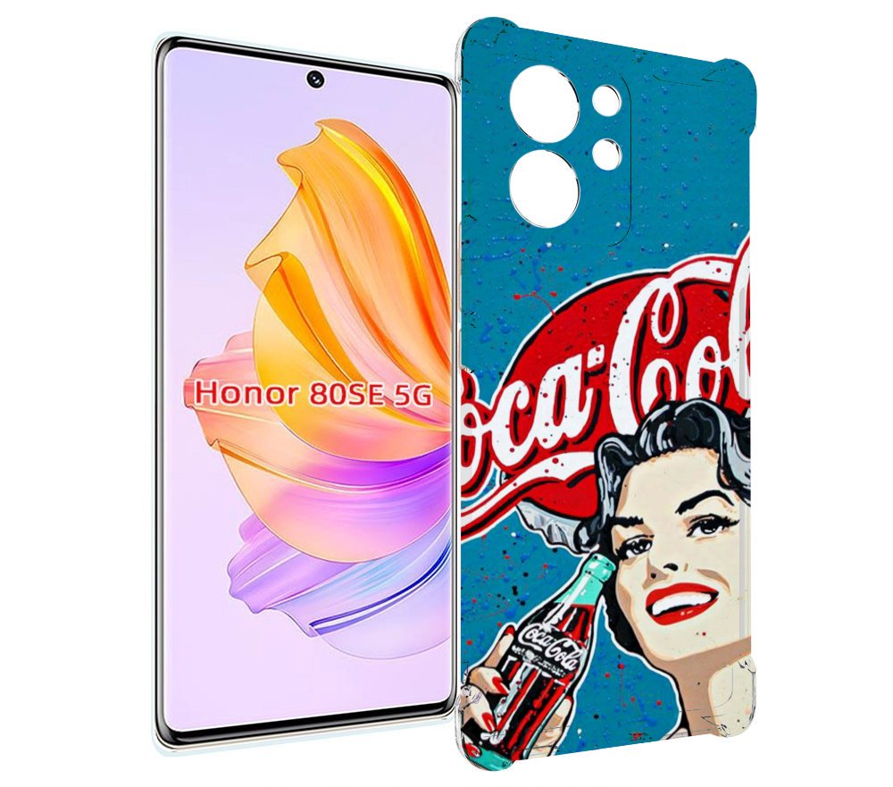 

Чехол MyPads вкусная кола картинка для Honor 80 SE, Прозрачный, Tocco