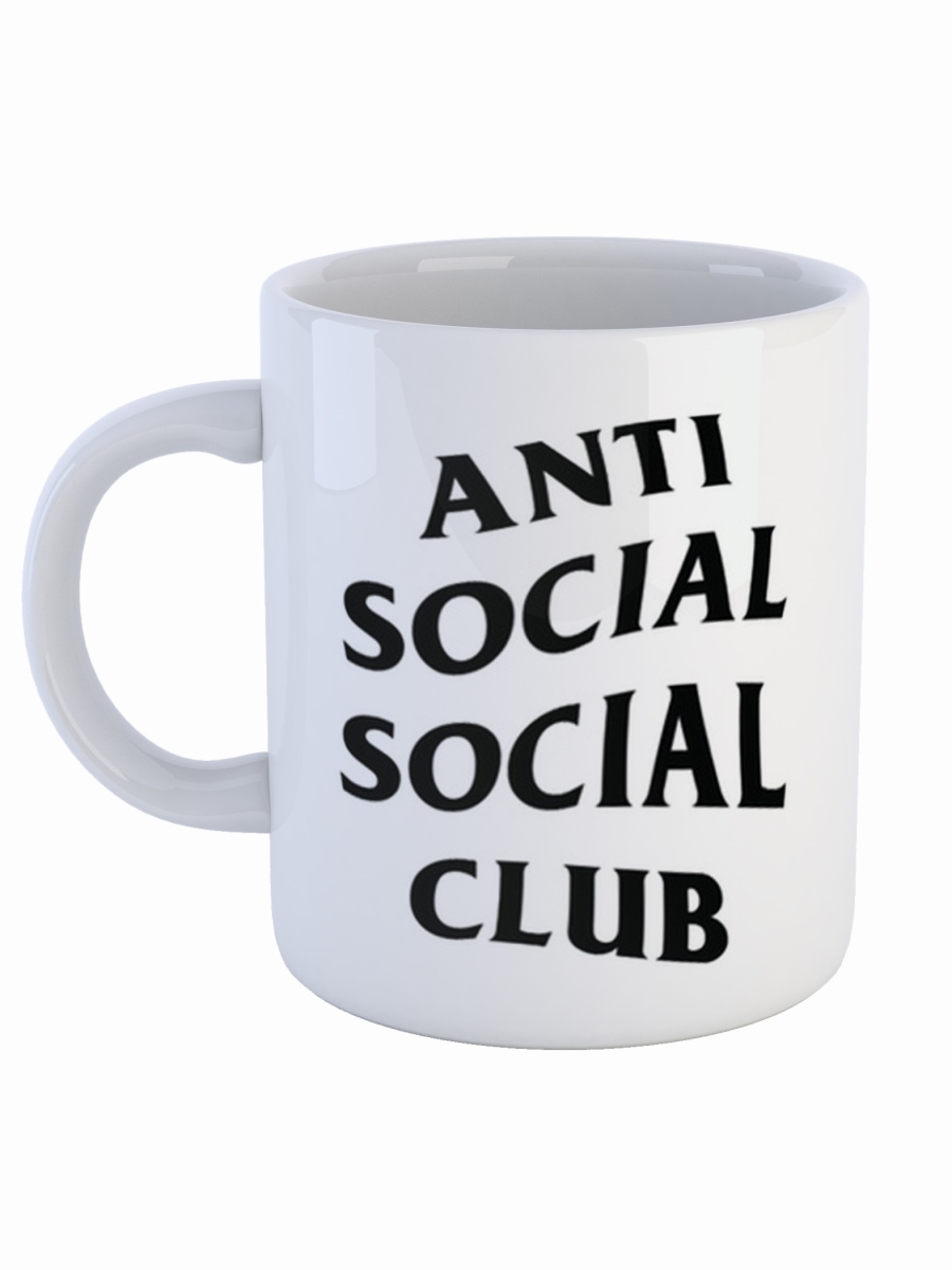 фото Кружка сувенирshop прикол "anti social social club" 330 мл cu-pr21-w/s