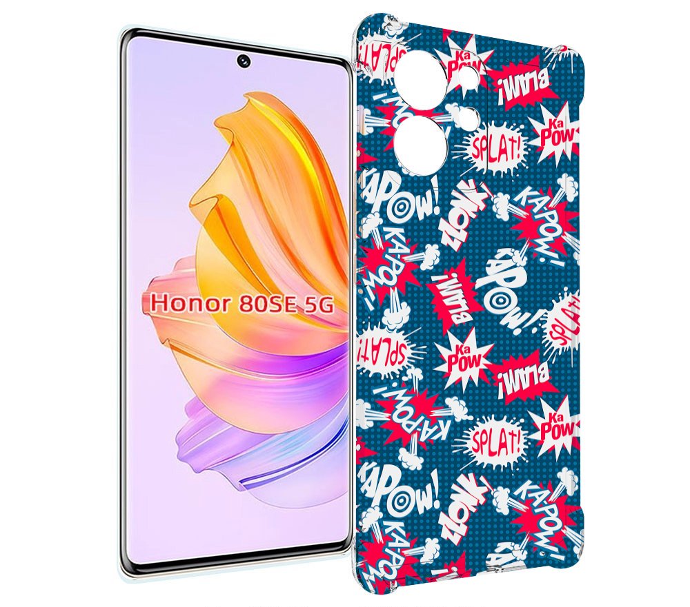 

Чехол MyPads взрывной-принт для Honor 80 SE, Прозрачный, Tocco