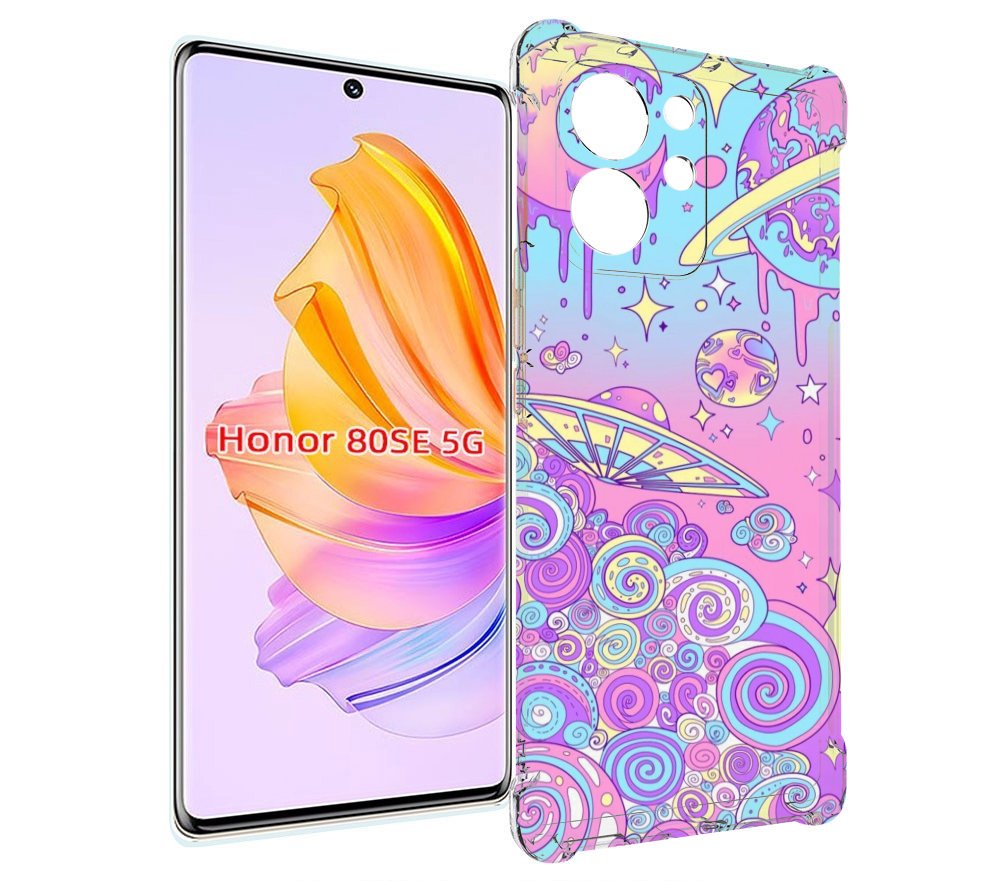 

Чехол MyPads ванильные планеты для Honor 80 SE, Прозрачный, Tocco