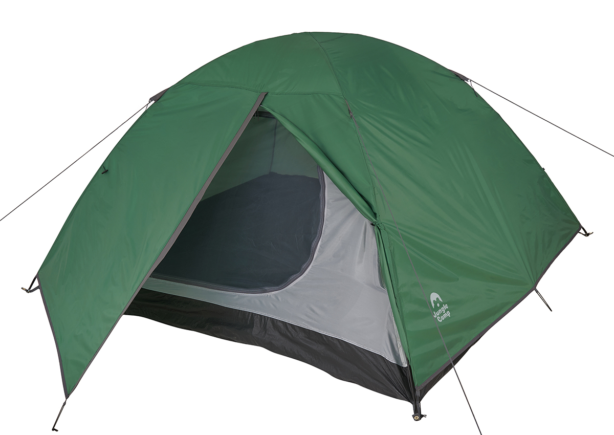 Палатка Jungle Camp Dallas, треккинговая, 3 места, зеленый
