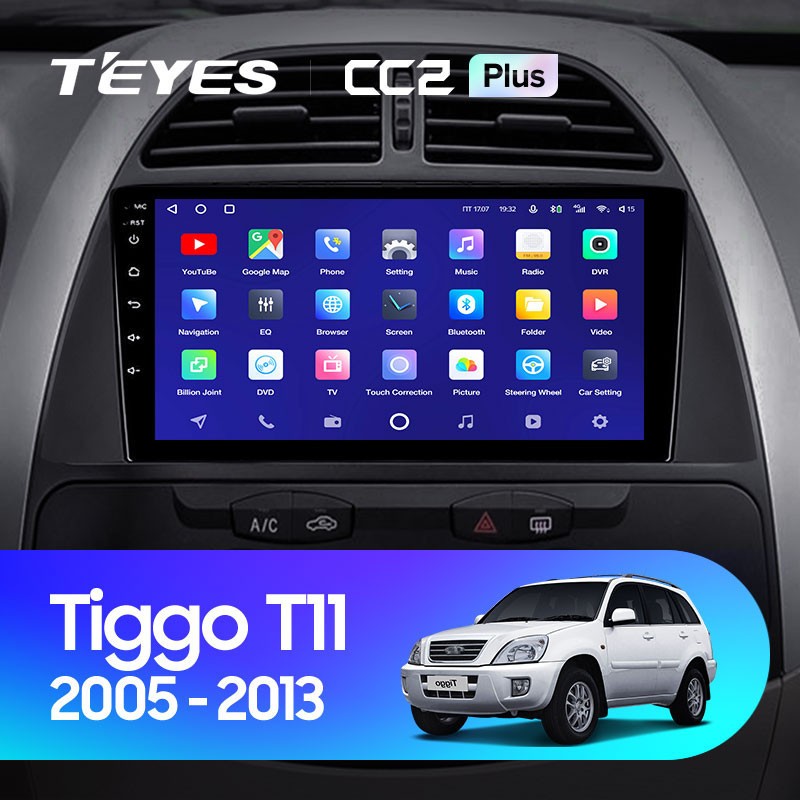

Штатная магнитола Teyes CC2 Plus 6/128 Chery Tiggo T11 1 (2005-2013), CC2 Plus