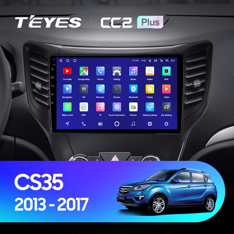 Штатная магнитола Teyes CC2 Plus 6/128 Changan CS35 (2013-2017)