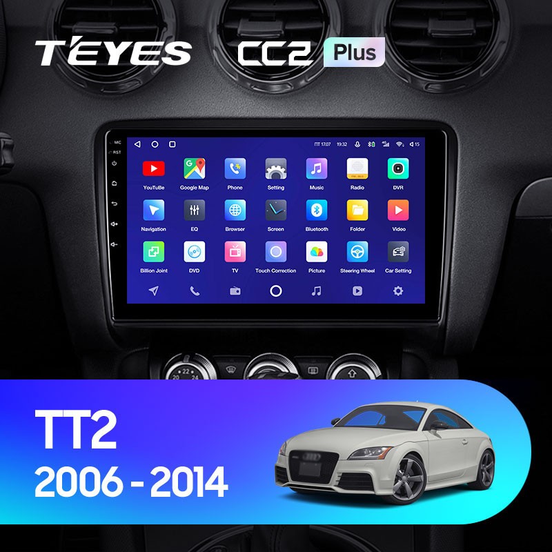 Штатная магнитола Teyes CC2 Plus 6128 Audi TT 2 2006-2014 3890000₽