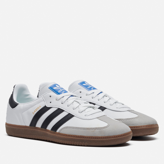 

Кеды женские Adidas Originals Samba Vegan белые 40 EU, Samba Vegan