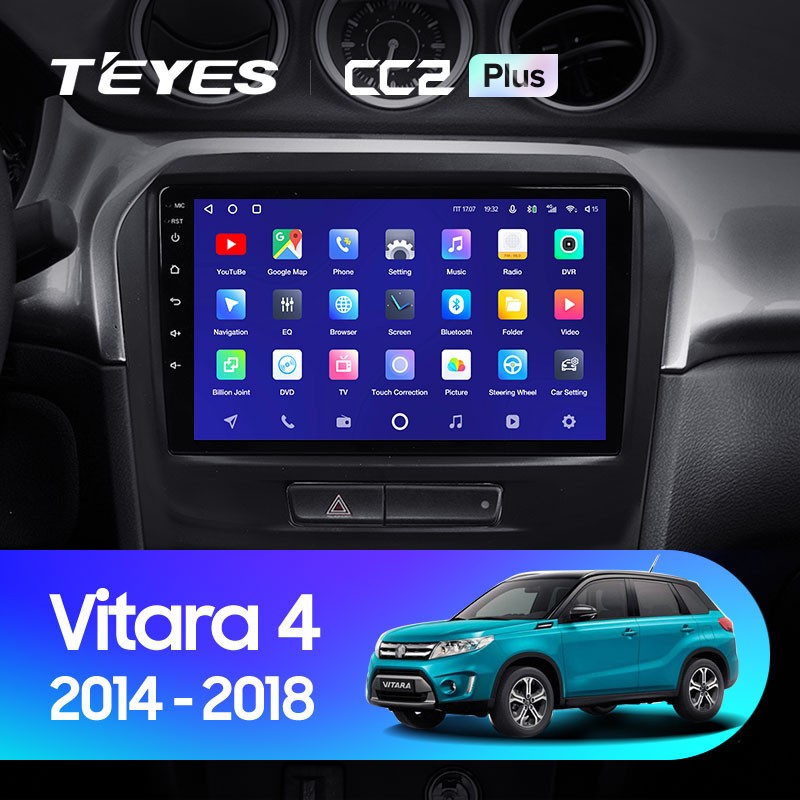 

Штатная магнитола Teyes CC2 Plus 4/64 Suzuki Vitara 2 (2014-2018), CC2 Plus