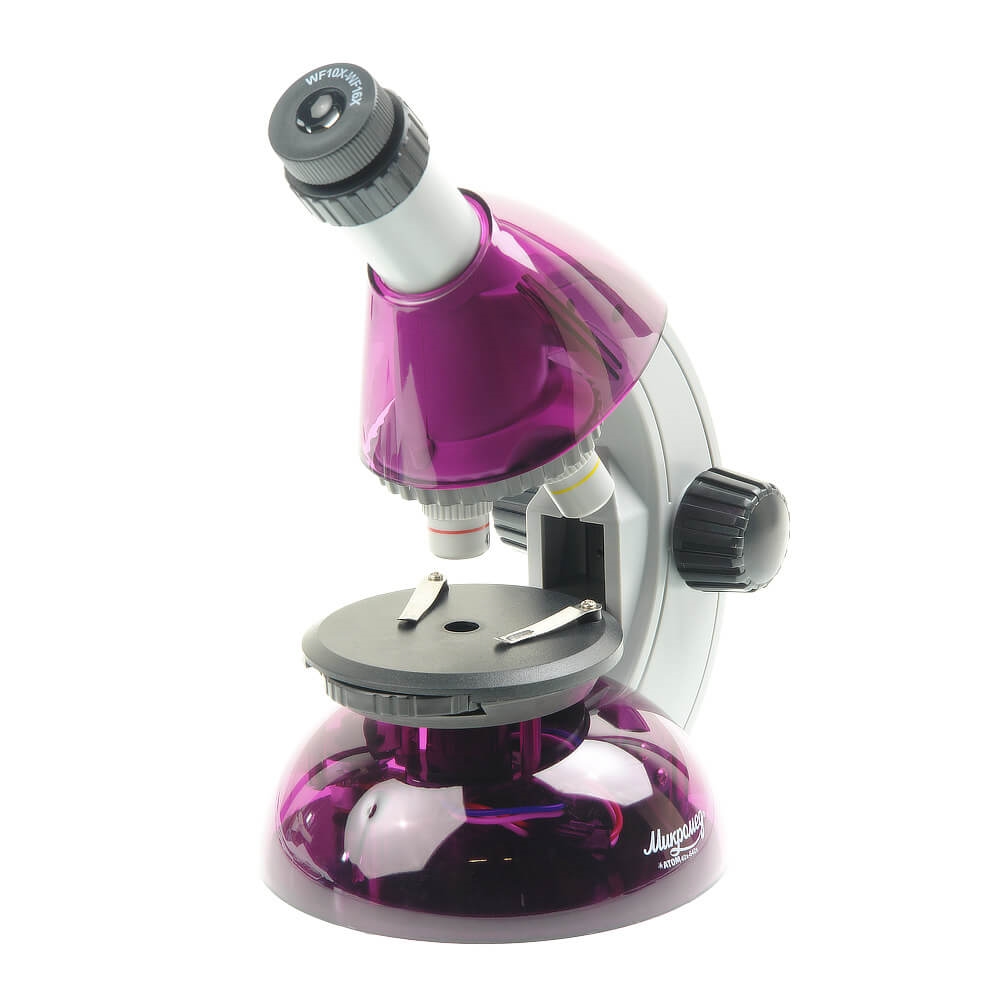 Микроскоп Микромед Атом 40x-640x аметист 27386 комбинезон детский thomas w2023 аметист светоотражающий принт 116
