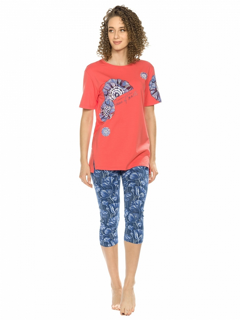 

Комплект домашний женский Pelican PFATL6829 красный L, PFATL6829