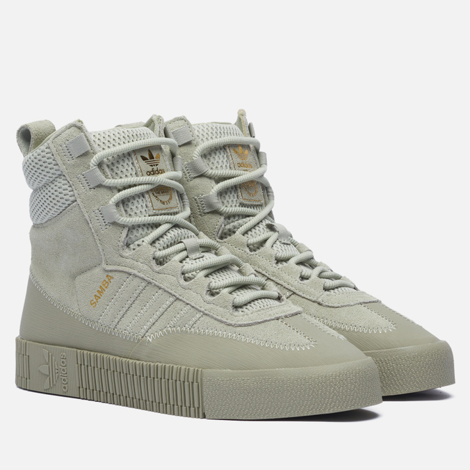 

Кеды женские Adidas Originals Samba Boot зеленые 40 EU, Зеленый, Samba Boot