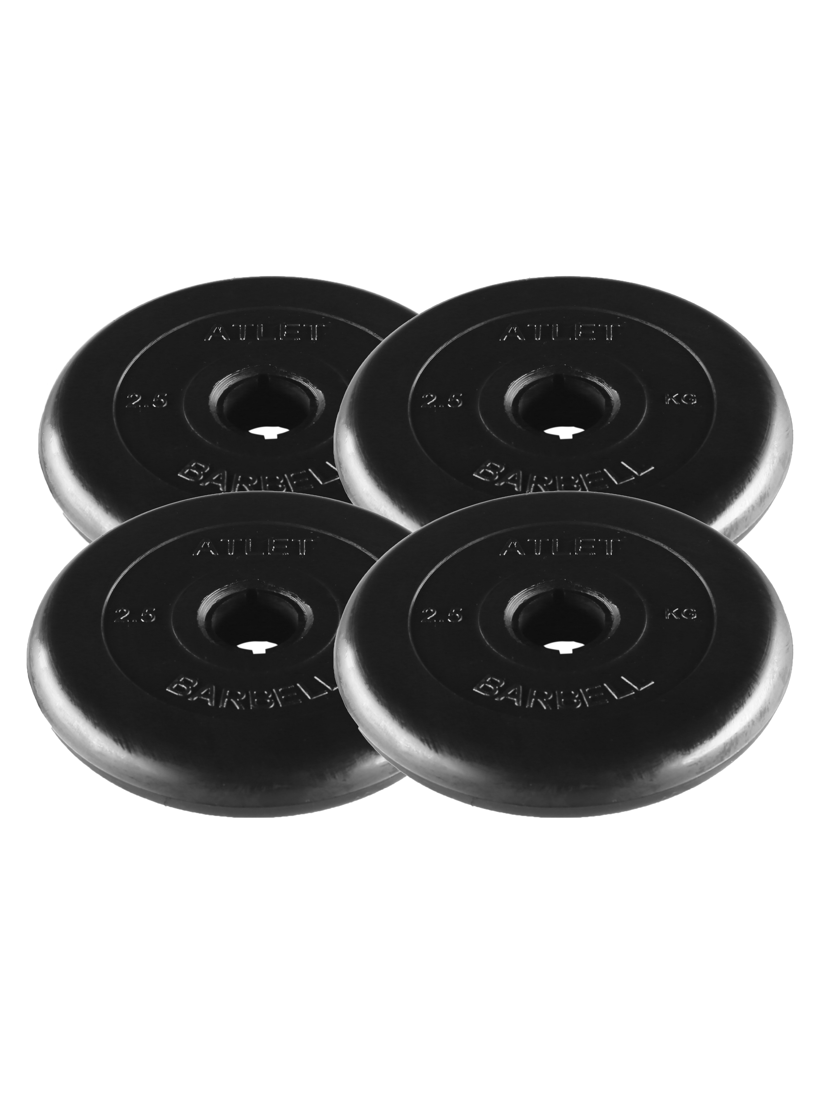 

Диск для штанги MB Barbell Atlet 4 шт. 2,5 кг, 31 мм черный, Atlet 4 шт.