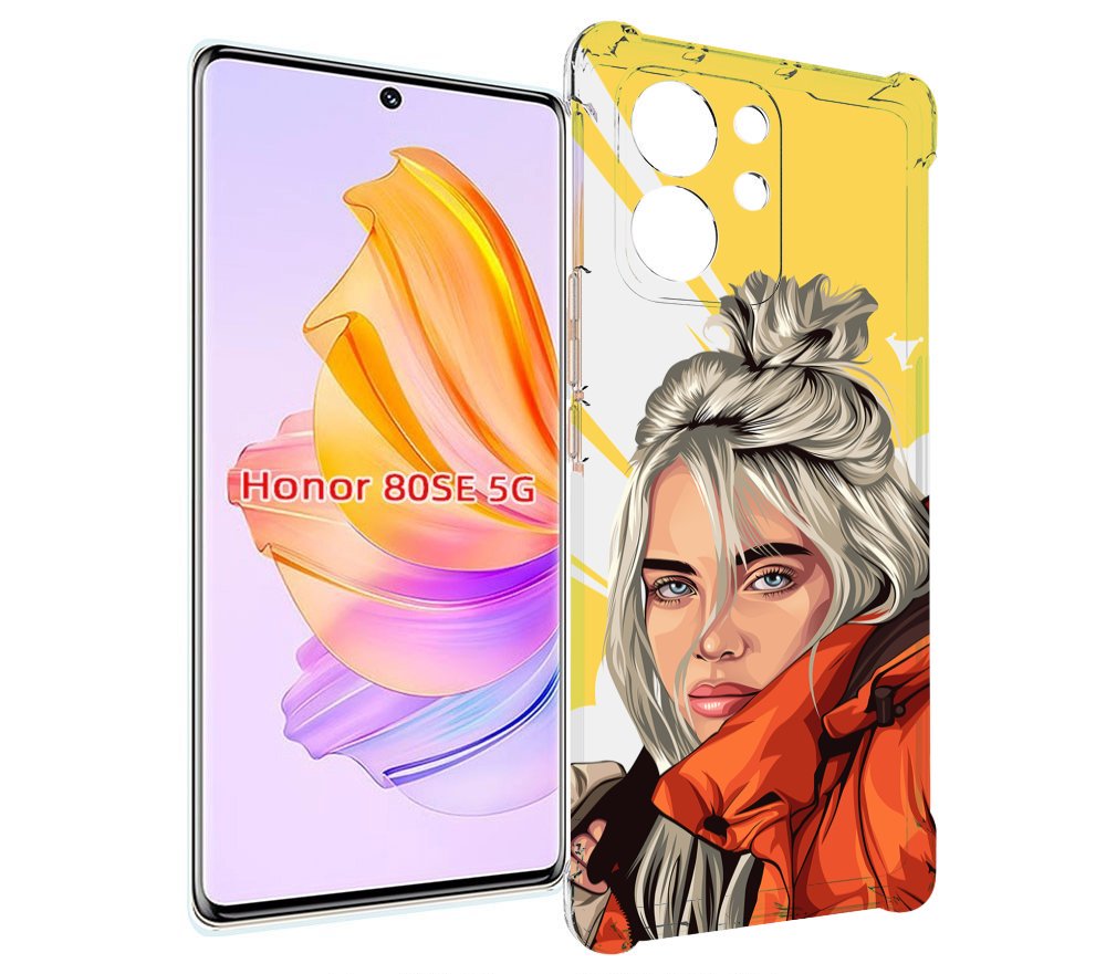 

Чехол MyPads билли-айлиш-в-куртке для Honor 80 SE, Прозрачный, Tocco