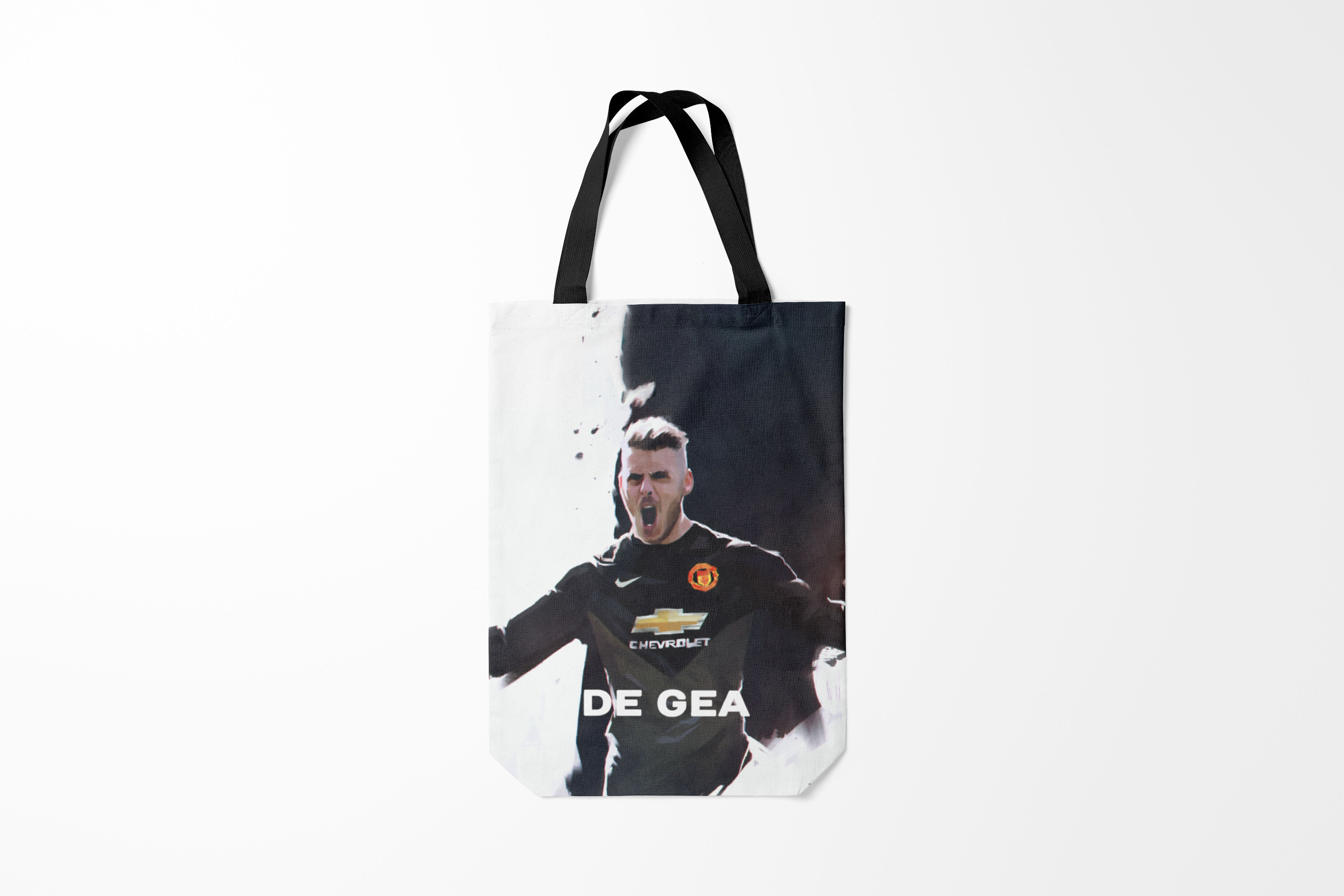 

Сумка шoппер унисекс Burnettie Manchester United De Gea, черный, Manchester United De Gea