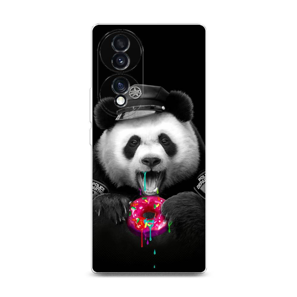 

Чехол Awog на Honor 70 "Панда police", Разноцветный, 6108250-2