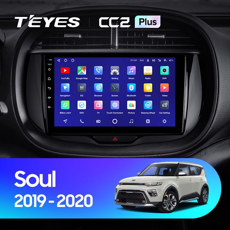 

Штатная магнитола Teyes CC2 Plus 4/64 Kia Soul (2019-2020), CC2 Plus