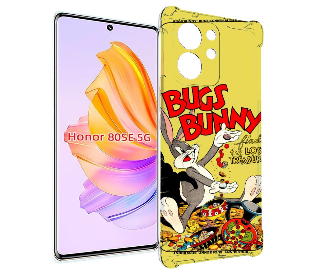 

Чехол MyPads бакс-банни-и-еда для Honor 80 SE, Прозрачный, Tocco