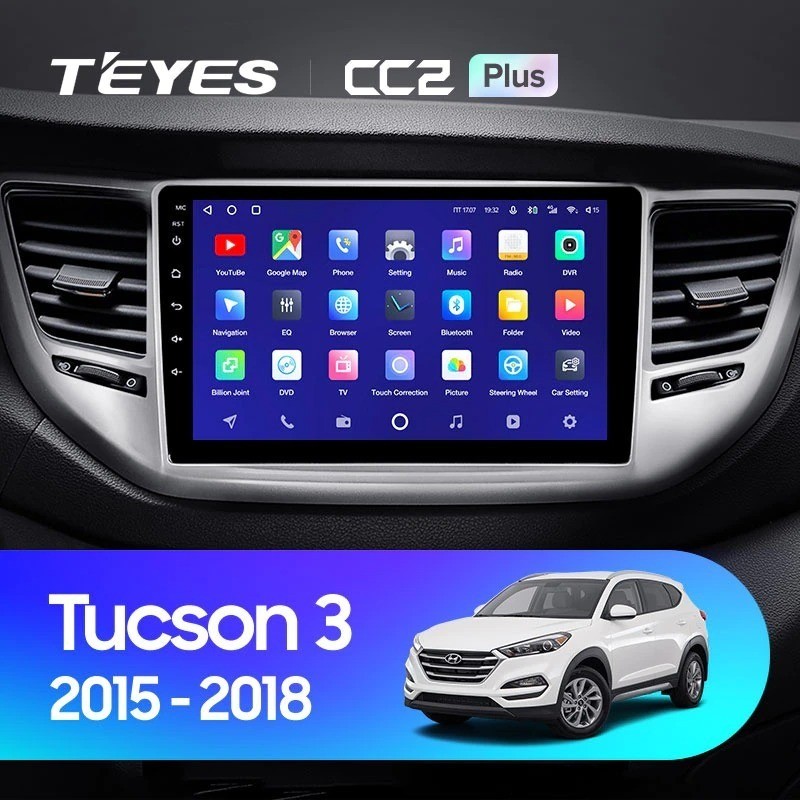 

Штатная магнитола Teyes CC2 Plus 4/64 Hyundai Tucson 3 (2015-2018) Тип-A, CC2 Plus