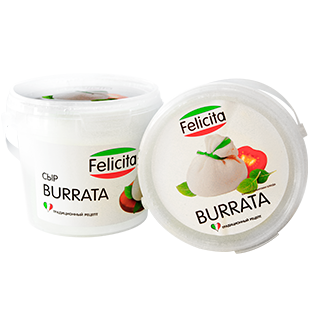 

Сыр Felicita Burrata 60% бзмж 373 г