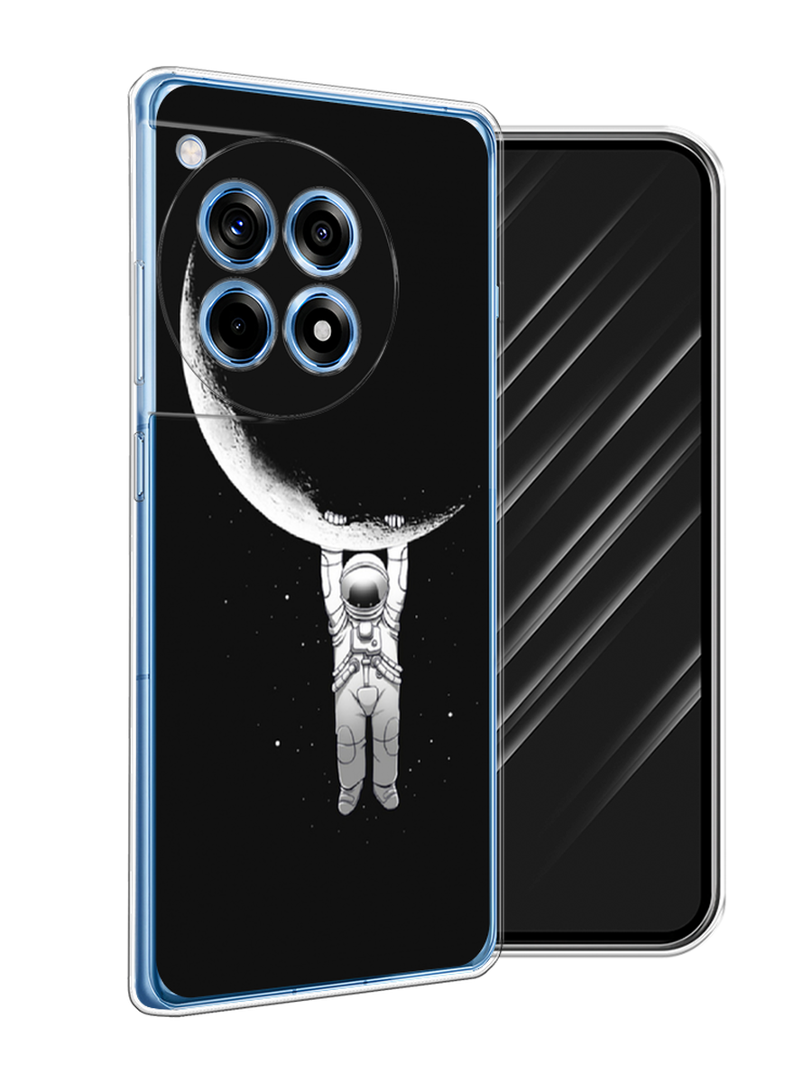 

Чехол Awog на OnePlus Ace 3 "Космонавт", Белый;черный, 154550-1