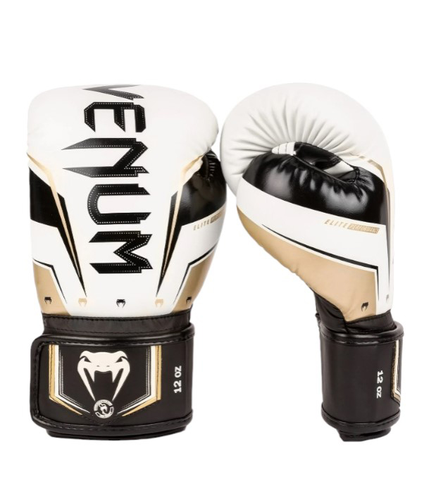 

Перчатки Elite Evo 14oz бел/золот., Белый;золотистый, Elite Evo