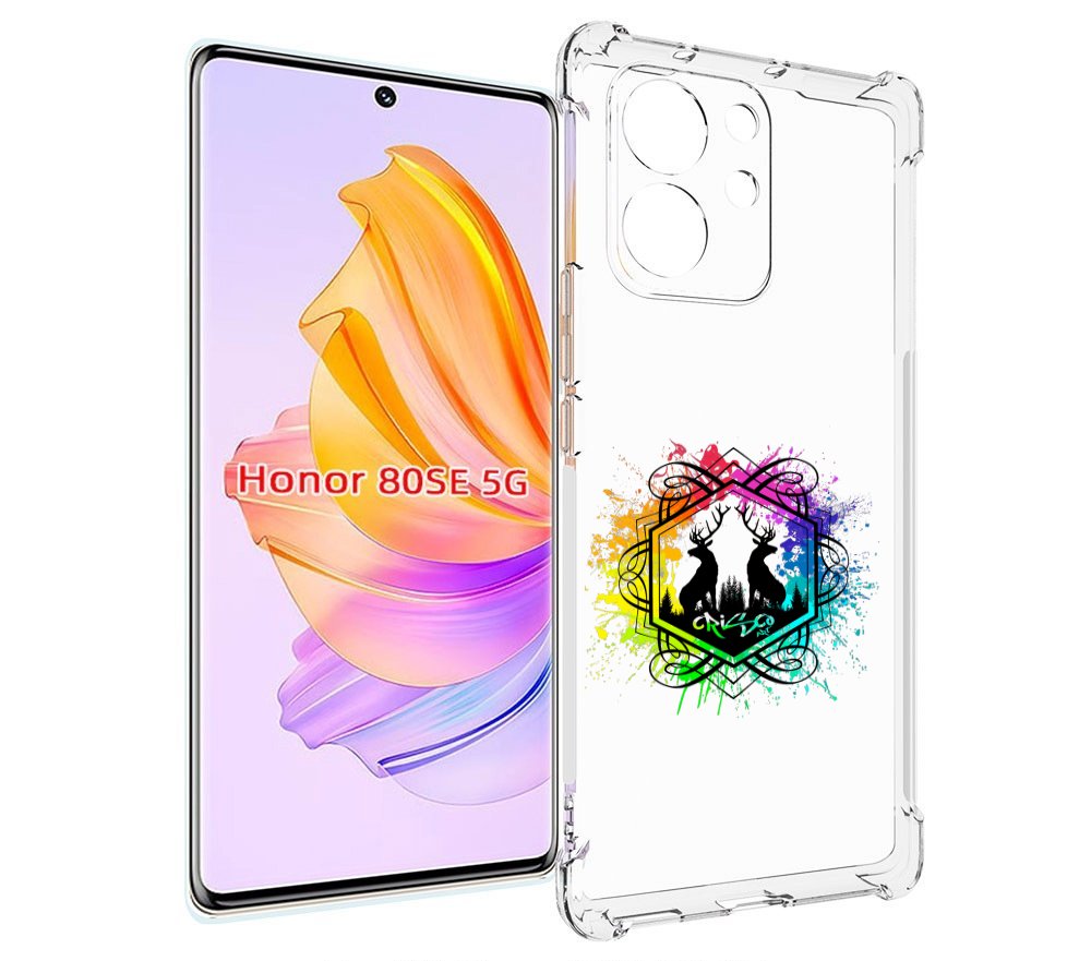 

Чехол MyPads арт-с-оленями для Honor 80 SE, Прозрачный, Tocco