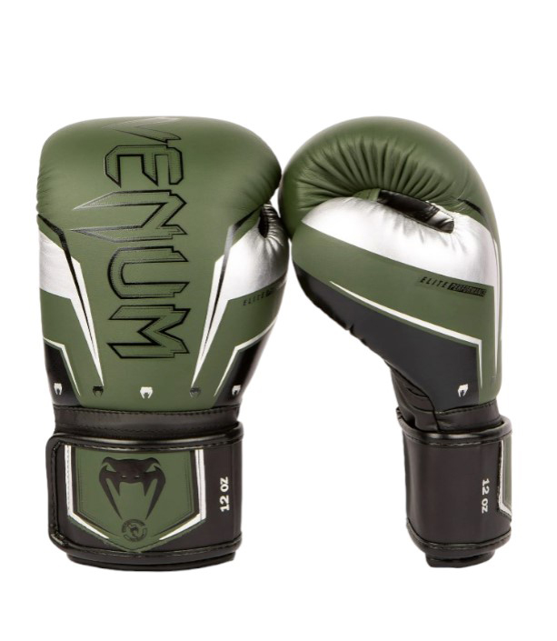 

Перчатки Elite Evo 12oz хак/сереб., Зеленый;серебристый, Elite Evo