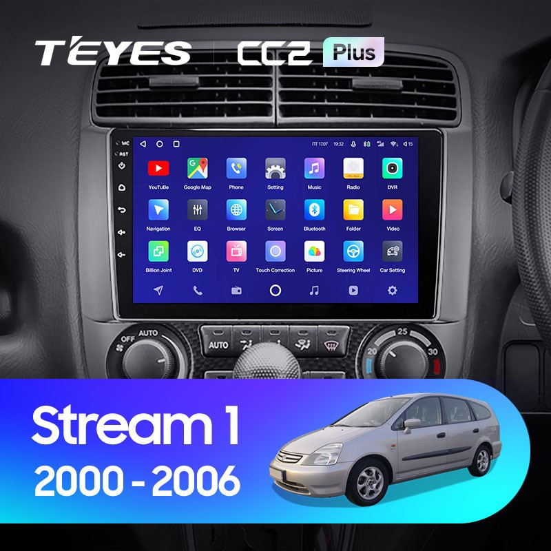 

Штатная магнитола Teyes CC2 Plus 4/64 Honda Stream 1 (2000-2006), CC2 Plus