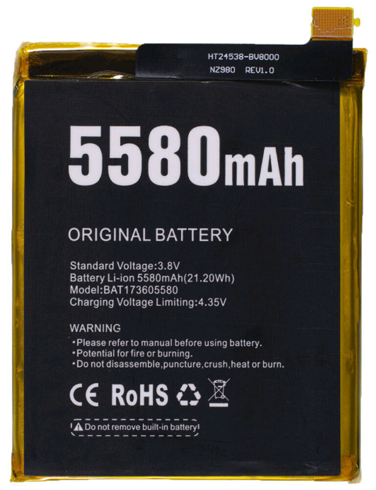

Аккумулятор для Doogee S60, Doogee S60 Lite/BAT17M15580, Doogee S60 / BAT17M15580